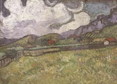 Vincent Van Gogh Wheat Field behind Saint-Paul Hospital (nn04) Germany oil painting art